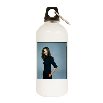 Cindy Crawford White Water Bottle With Carabiner