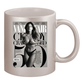 Cindy Crawford 11oz Metallic Silver Mug