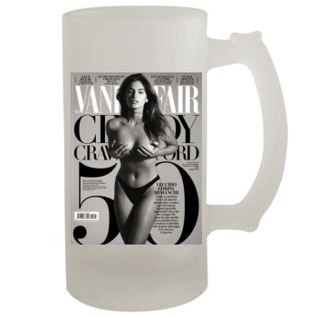 Cindy Crawford 16oz Frosted Beer Stein