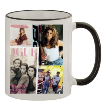 Cindy Crawford 11oz Colored Rim & Handle Mug