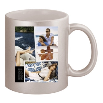 Cindy Crawford 11oz Metallic Silver Mug