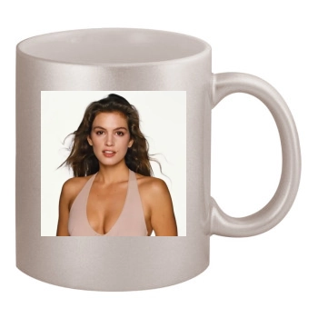 Cindy Crawford 11oz Metallic Silver Mug