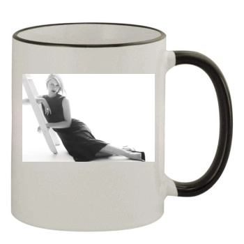 Claire Danes 11oz Colored Rim & Handle Mug