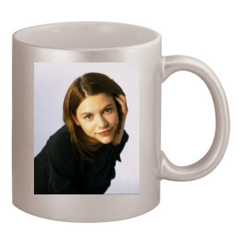 Claire Danes 11oz Metallic Silver Mug