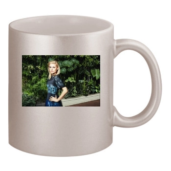 Claire Danes 11oz Metallic Silver Mug