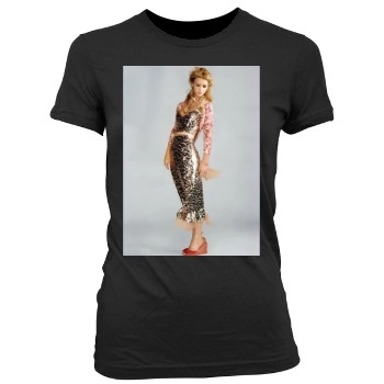 Claire Danes Women's Junior Cut Crewneck T-Shirt