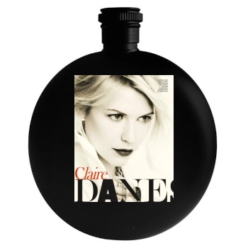 Claire Danes Round Flask