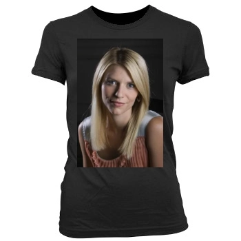 Claire Danes Women's Junior Cut Crewneck T-Shirt