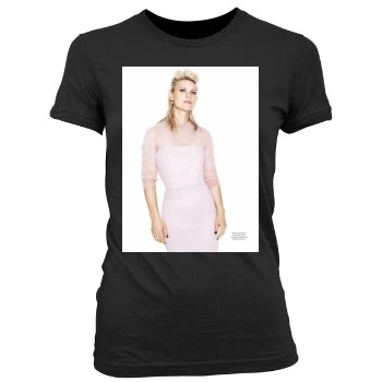 Claire Danes Women's Junior Cut Crewneck T-Shirt