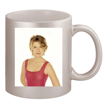 Claire Danes 11oz Metallic Silver Mug