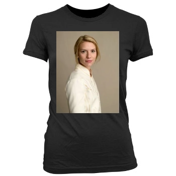 Claire Danes Women's Junior Cut Crewneck T-Shirt