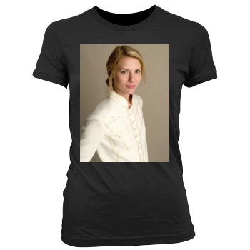 Claire Danes Women's Junior Cut Crewneck T-Shirt