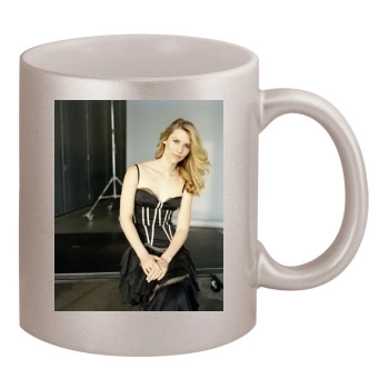 Claire Danes 11oz Metallic Silver Mug