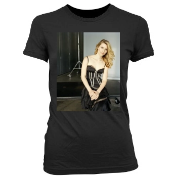 Claire Danes Women's Junior Cut Crewneck T-Shirt