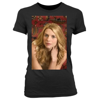 Claire Danes Women's Junior Cut Crewneck T-Shirt