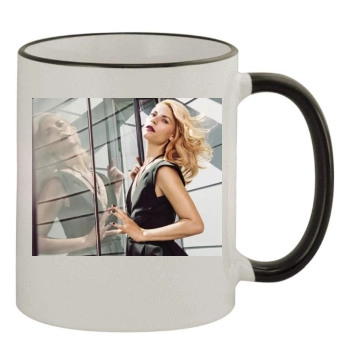 Claire Danes 11oz Colored Rim & Handle Mug