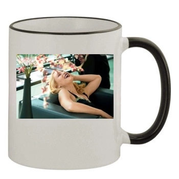 Claire Danes 11oz Colored Rim & Handle Mug