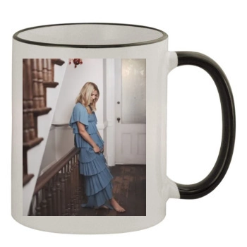 Claire Danes 11oz Colored Rim & Handle Mug