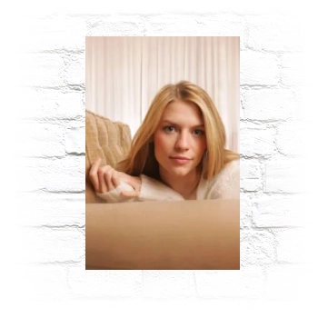 Claire Danes Metal Wall Art