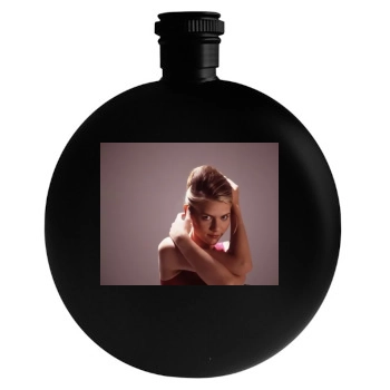 Claire Danes Round Flask