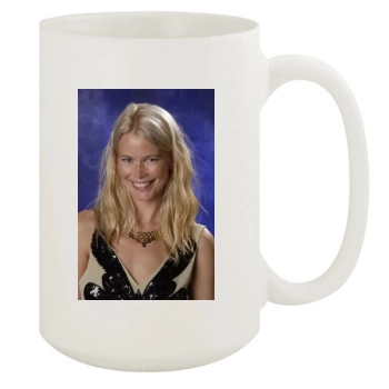 Claudia Schiffer 15oz White Mug