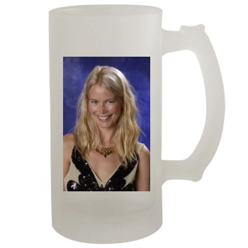 Claudia Schiffer 16oz Frosted Beer Stein