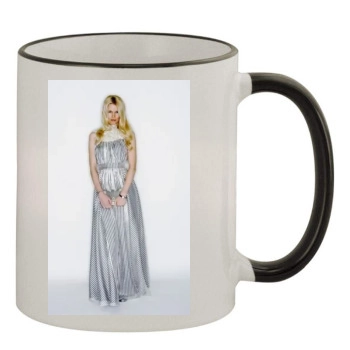 Claudia Schiffer 11oz Colored Rim & Handle Mug