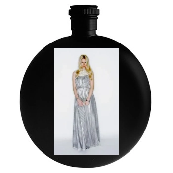 Claudia Schiffer Round Flask