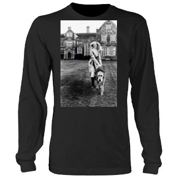 Claudia Schiffer Men's Heavy Long Sleeve TShirt