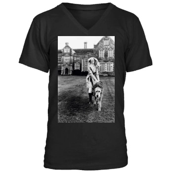 Claudia Schiffer Men's V-Neck T-Shirt