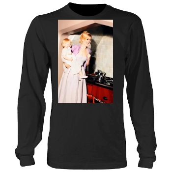 Claudia Schiffer Men's Heavy Long Sleeve TShirt