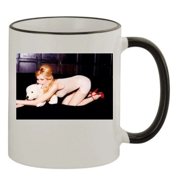 Claudia Schiffer 11oz Colored Rim & Handle Mug