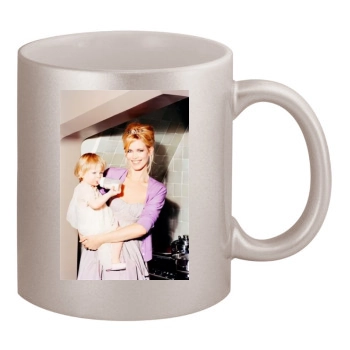 Claudia Schiffer 11oz Metallic Silver Mug