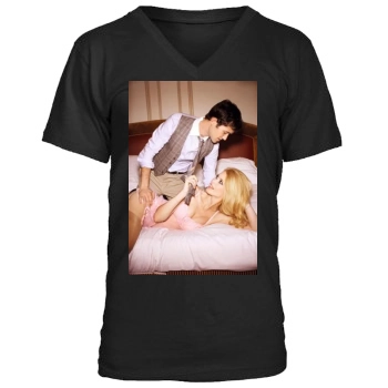 Claudia Schiffer Men's V-Neck T-Shirt