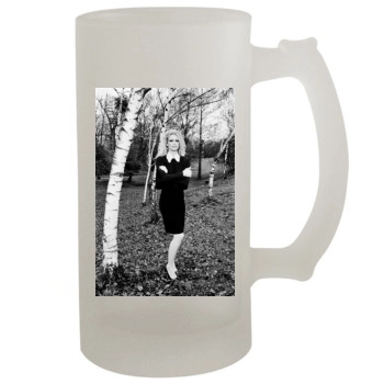 Claudia Schiffer 16oz Frosted Beer Stein