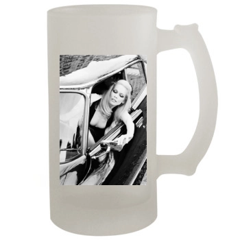 Claudia Schiffer 16oz Frosted Beer Stein