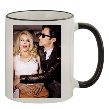 Claudia Schiffer 11oz Colored Rim & Handle Mug