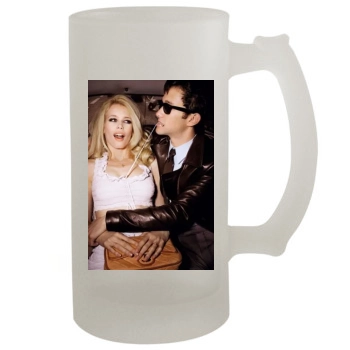 Claudia Schiffer 16oz Frosted Beer Stein