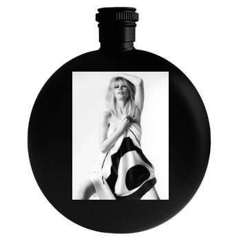 Claudia Schiffer Round Flask