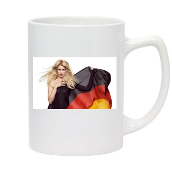 Claudia Schiffer 14oz White Statesman Mug