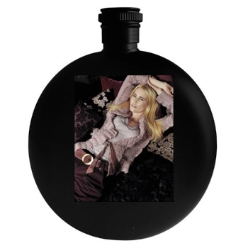 Claudia Schiffer Round Flask