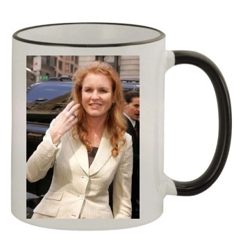 Sarah Ferguson 11oz Colored Rim & Handle Mug