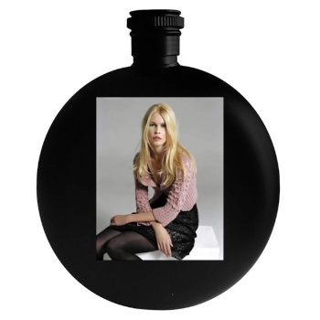 Claudia Schiffer Round Flask