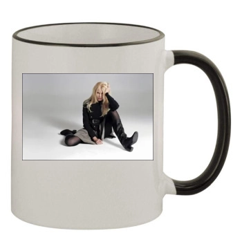 Claudia Schiffer 11oz Colored Rim & Handle Mug