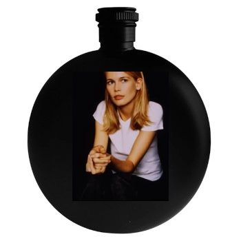 Claudia Schiffer Round Flask