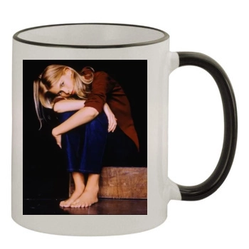 Claudia Schiffer 11oz Colored Rim & Handle Mug