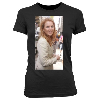 Sarah Ferguson Women's Junior Cut Crewneck T-Shirt