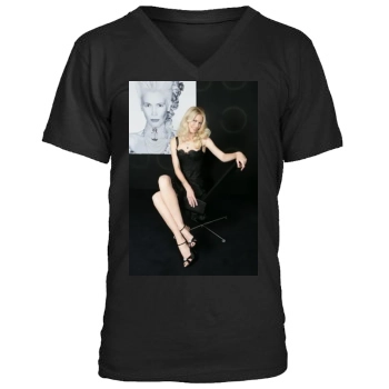 Claudia Schiffer Men's V-Neck T-Shirt