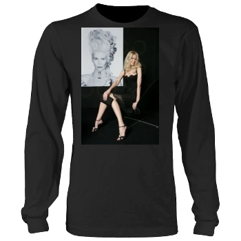 Claudia Schiffer Men's Heavy Long Sleeve TShirt