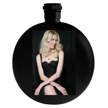 Claudia Schiffer Round Flask